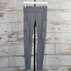 Lululemon Speed Up Tight 28" Heathered Black Size 6 - FLAW